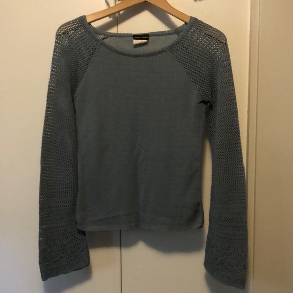 Y2K Knit Sweater with Crochet sleeves - Picture 1 of 4